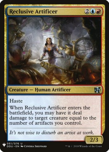 Reclusive Artificer- Mystery Booster
