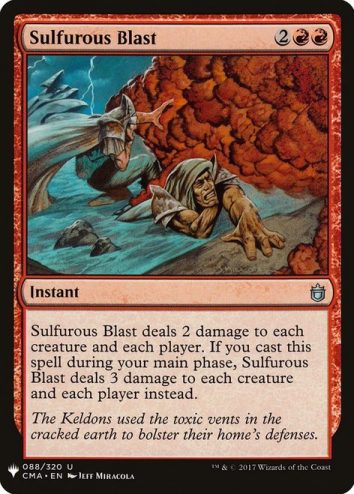 Sulfurous Blast- Mystery Booster