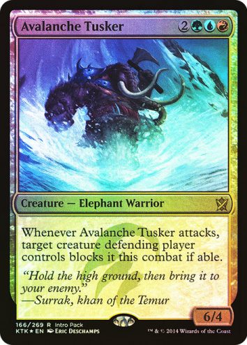 Avalanche Tusker- Promotional Cards
