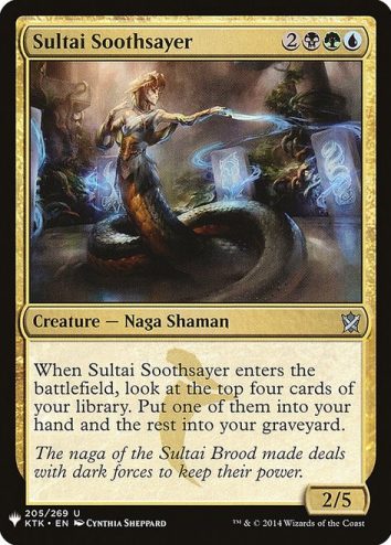 Sultai Soothsayer- Mystery Booster