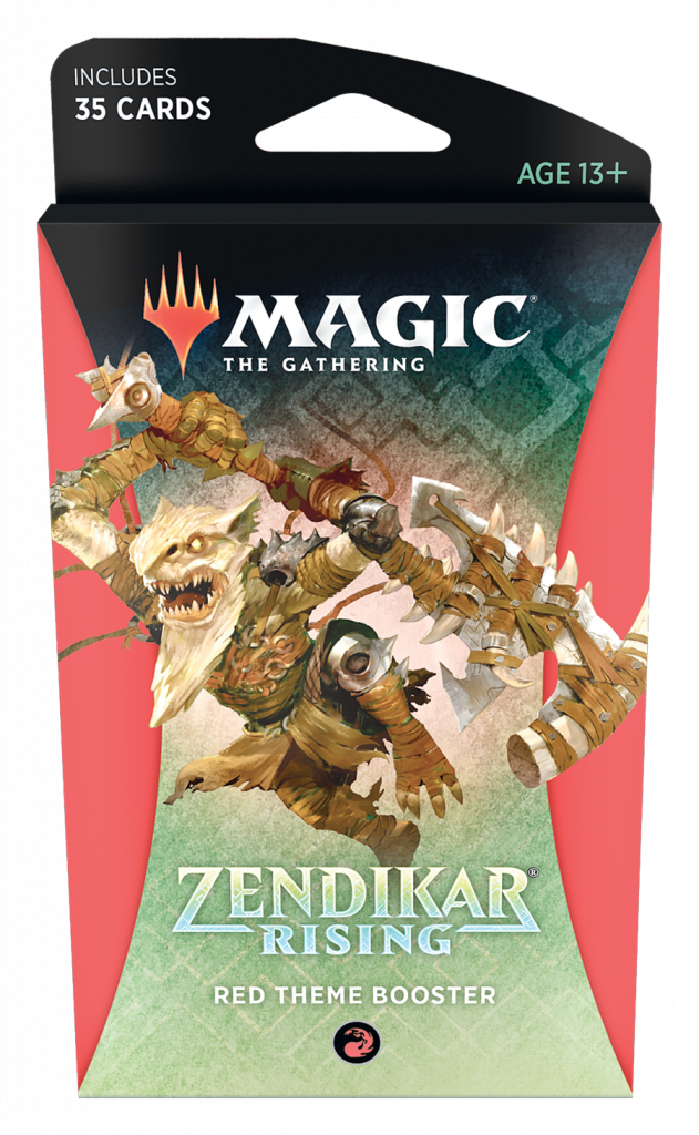 Zendikar Rising  Theme Booster  czerwony 35 kart