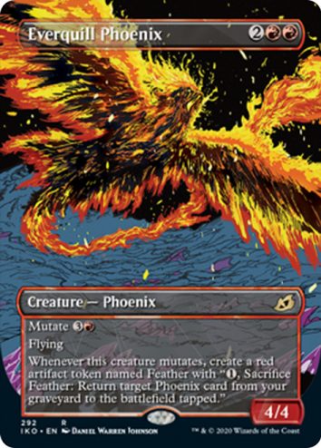 Everquill Phoenix- Ikoria, alternate art