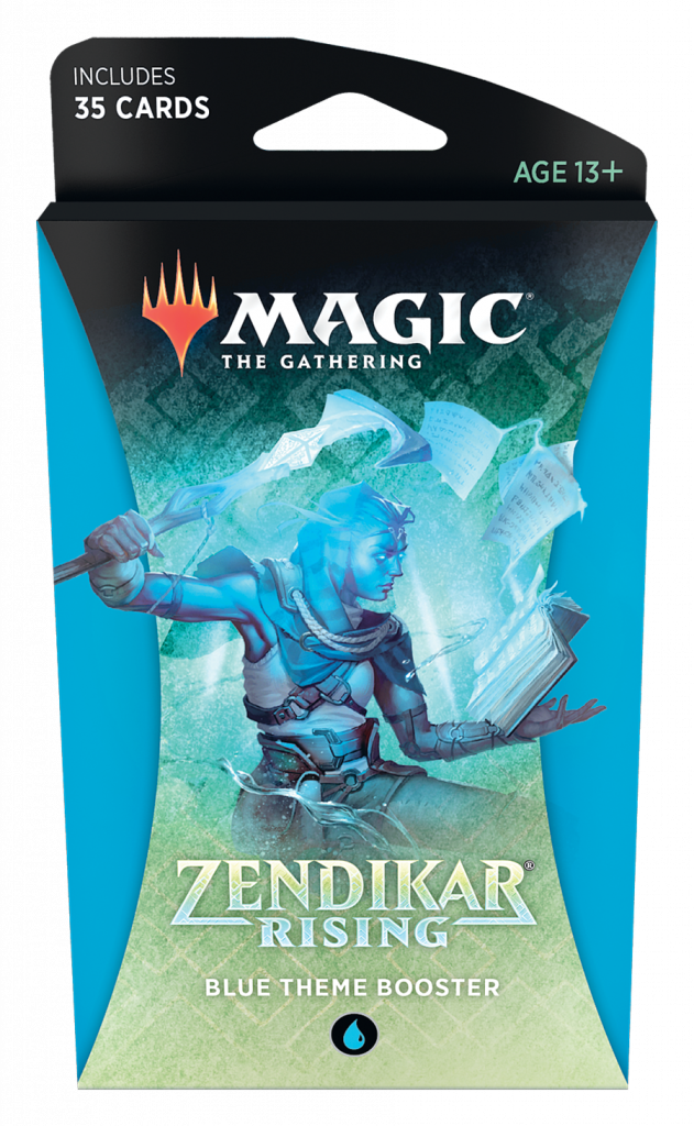 Zendikar Rising Theme Booster niebieski 35 kart