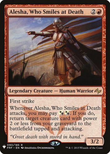 Alesha, Who Smiles at Death- Mystery booster