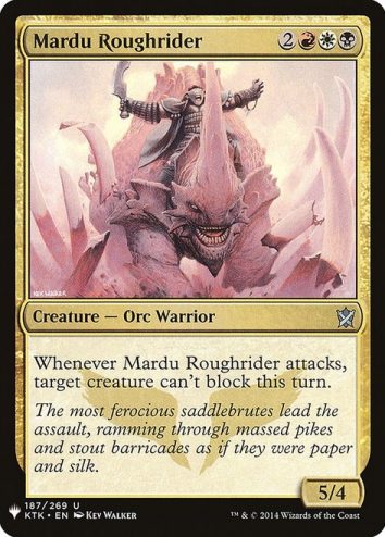 Mardu Roughrider- Mystery Booster