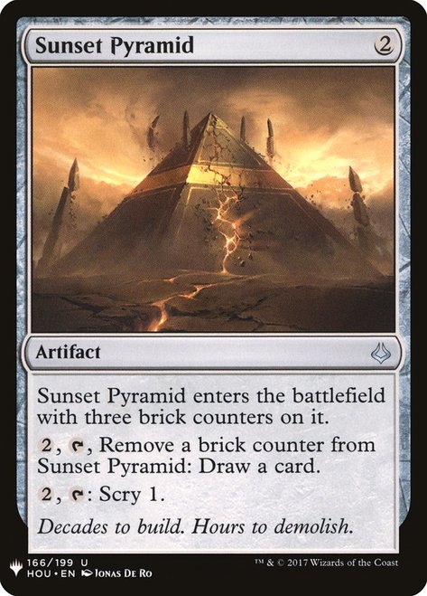 Sunset Pyramid- Mystery Booster