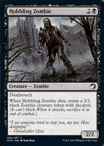 Hobbling Zombie Foil