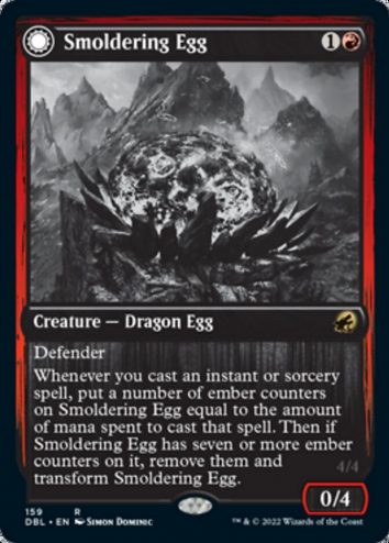 Smoldering Egg // Ashmouth Dragon (F)