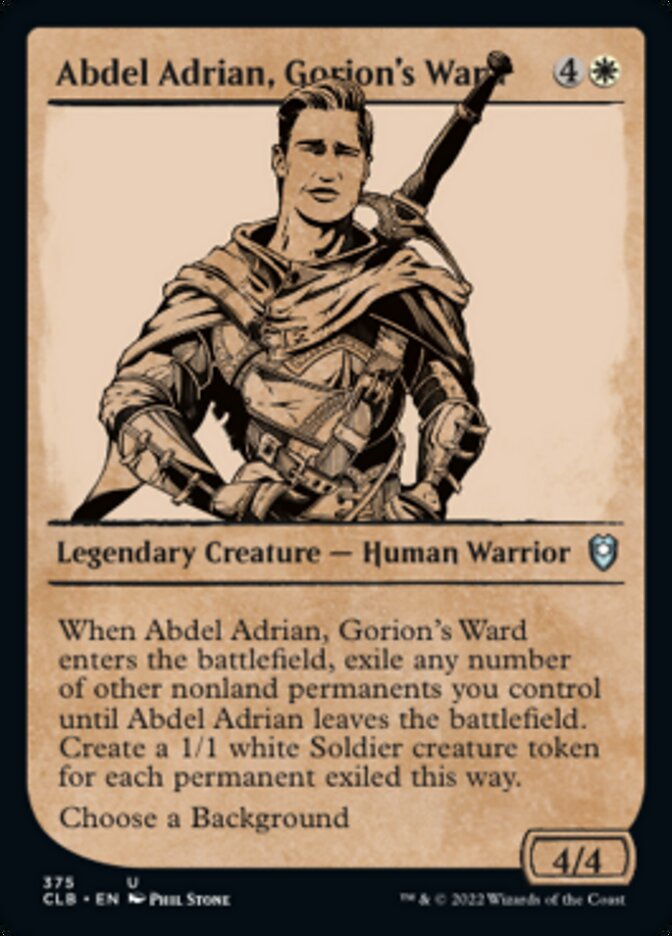 Abdel Adrian, Gorion's Ward