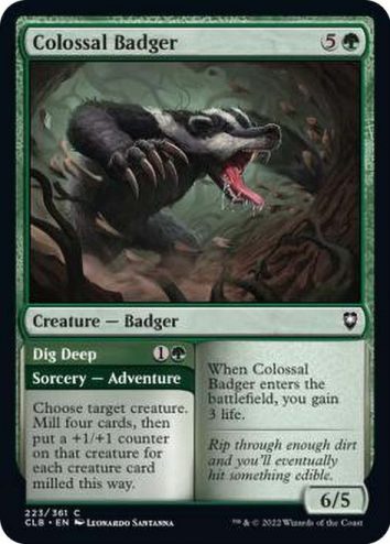 Colossal Badger // Dig Deep