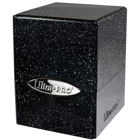 Pudełko Satin Cube Glitter Czarne